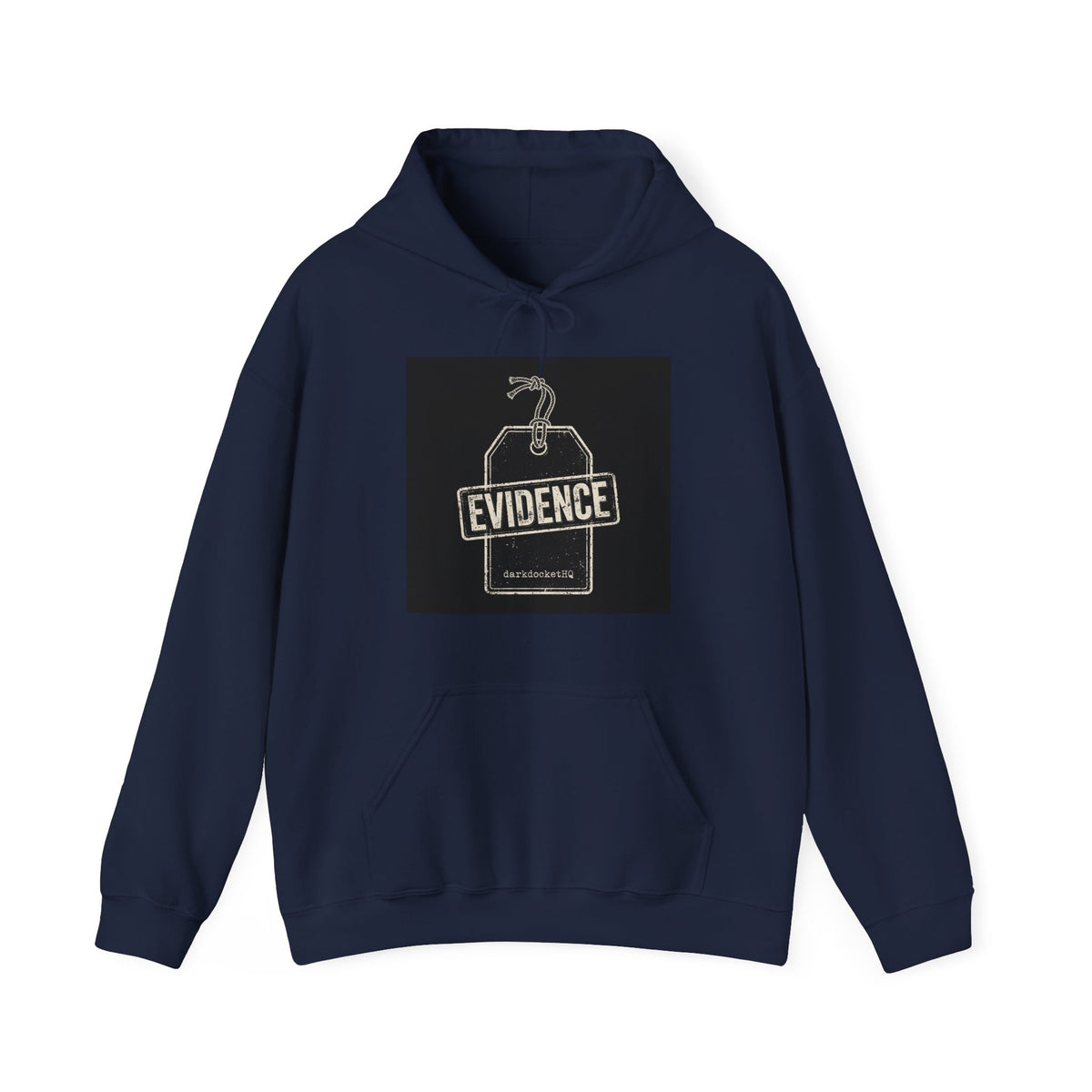Dark Docket — Evidence Tag Hoodie
