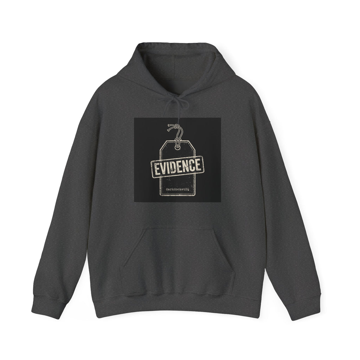 Dark Docket — Evidence Tag Hoodie