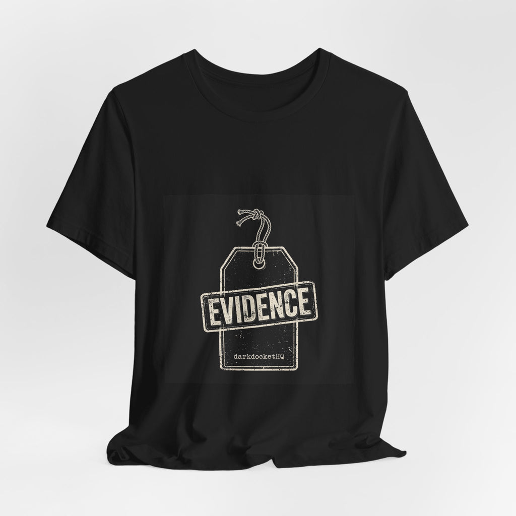 Dark Docket — Evidence Tag Tee
